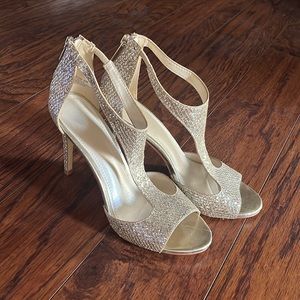 David’s Bridal Sparkly Heels